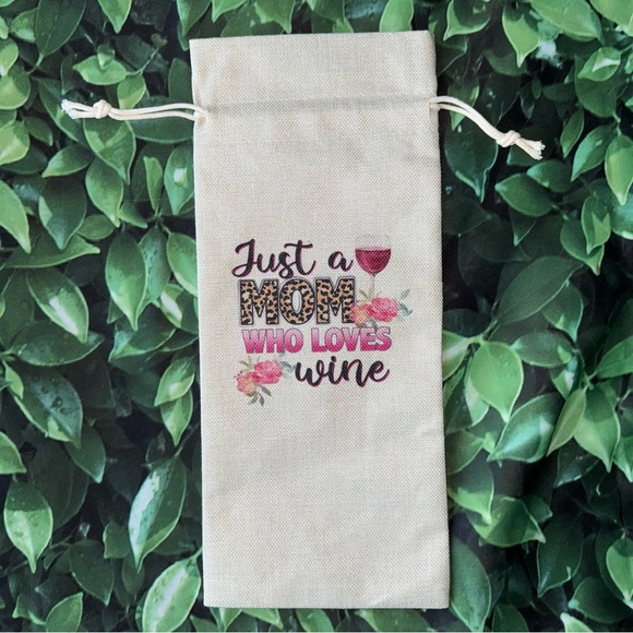 Canvas Wine Bag For Mom - NEW - Picture 1 of 2